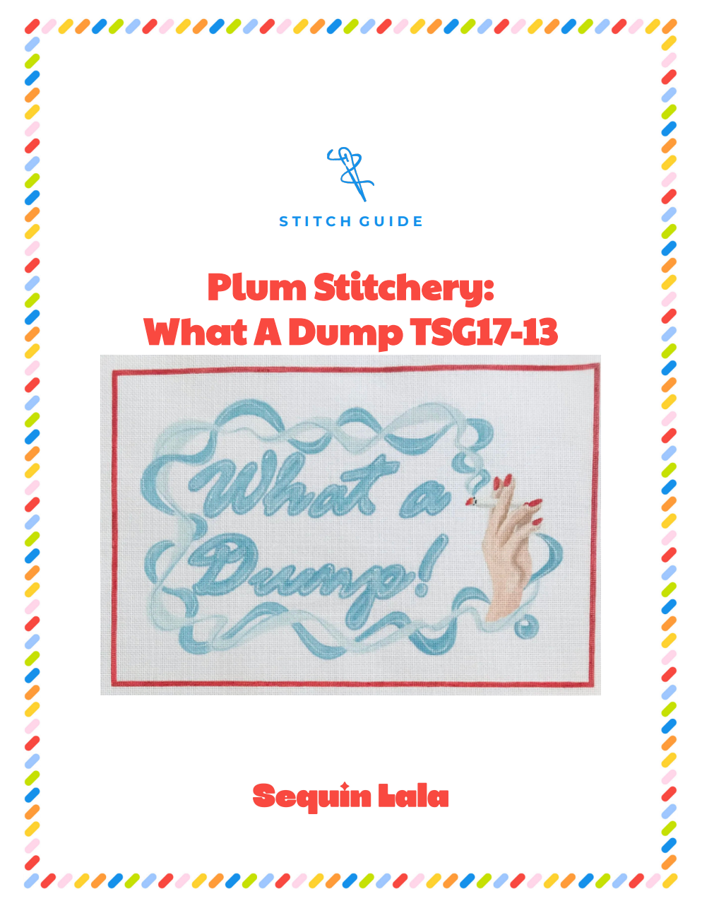What A Dump STITCH GUIDE