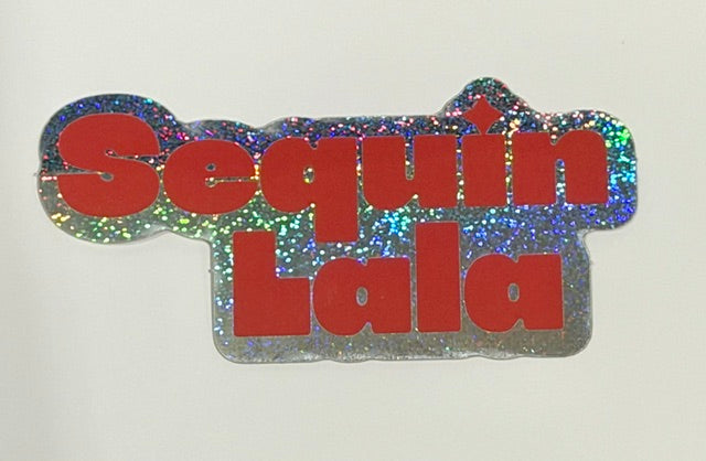 Sequin Lala Logo Sticker