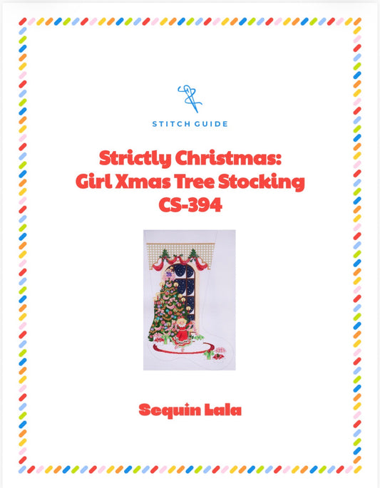 Girl Stocking CS-394 STITCH GUIDE